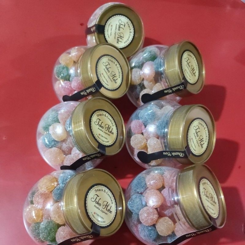 

Permen buah warna warni 170gr