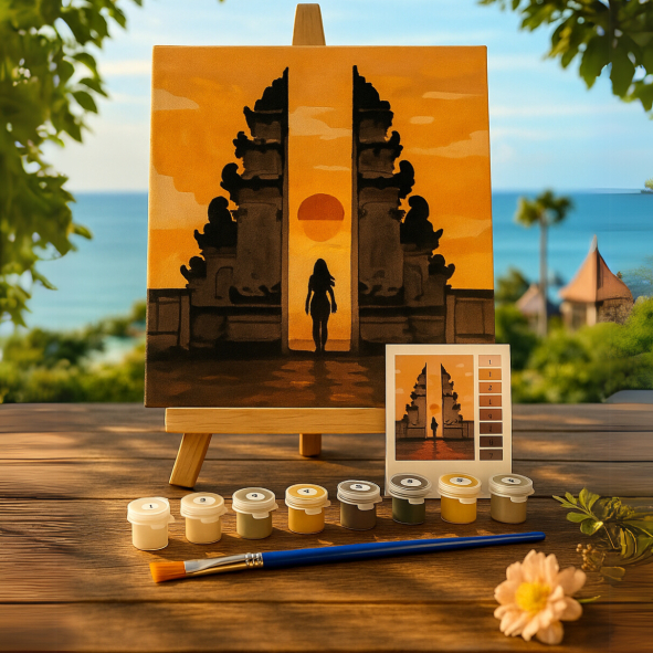 

SFO - DIY Paint By Numbers Kit 1 Set - Pura Lempuyang Bali V