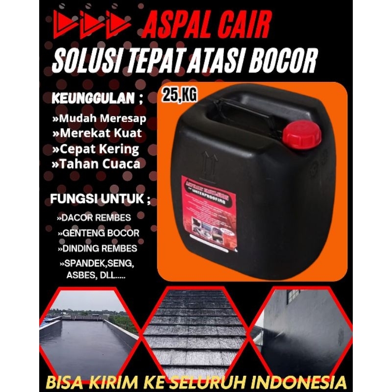 Aspal Cair Anti Bocor Anti Rembes 25,kg