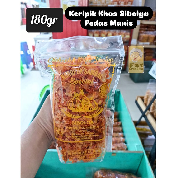 

Keripik Sambal Sibolga Asli Sibolga Keripik Singkong Pedas Manis 180gr