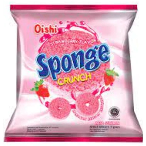 

Oishi Sponge Strawberry Renteng 9gr x 10