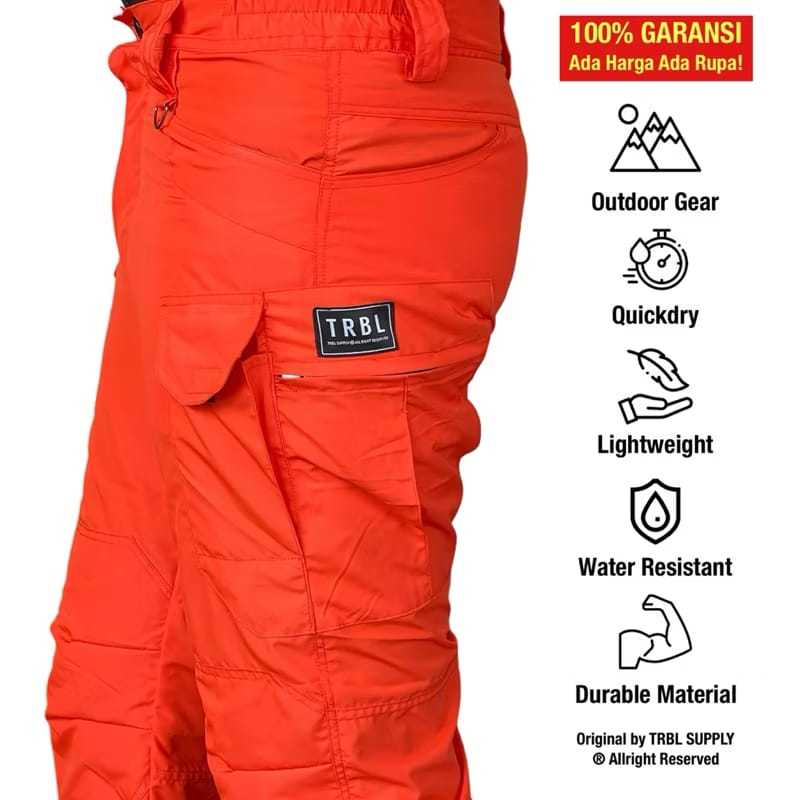 Celana Tactical Panjang Tahan Air TRBL Warna Orange | Tactical Long Pants Water Resistant All Collor