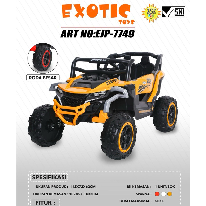 Mobil Aki Anak Besar EJP 7749 Mobil anak Ces casan