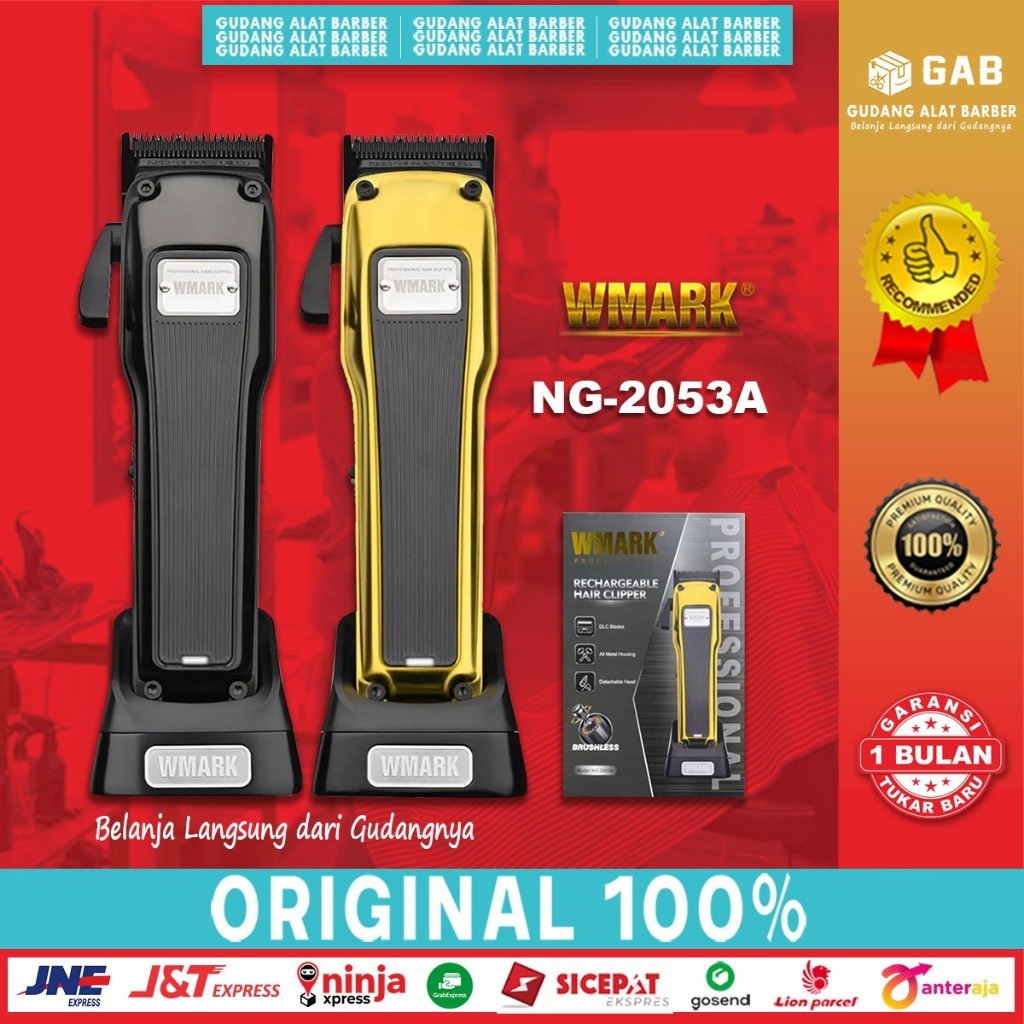 Hair Clipper Wmark NG 2053A Alat Cukur Eletkrik Pangkas Rambut Barbershop Original
