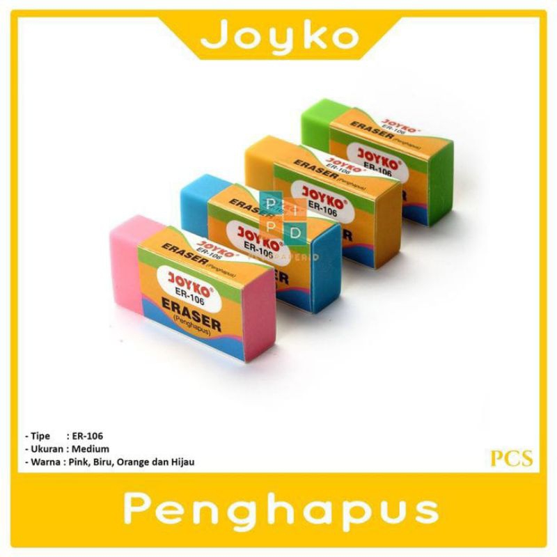 

penghapus joyko warna per pcs