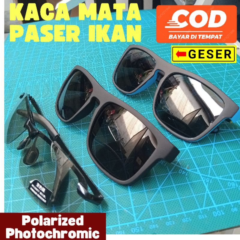kacamata polarized photochromic paser ikan A1 ketapel ikan terlaris