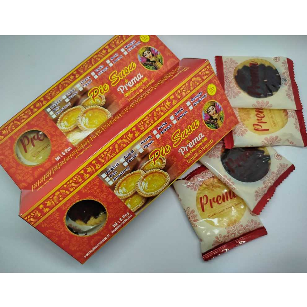 

Pie Susu Prema ANEKA RASA Isi 6 Pcs Khas Bali