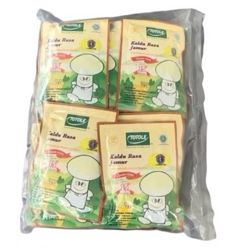 

Totole Kaldu Jamur 40gram 1pak isi 20 Bungkus
