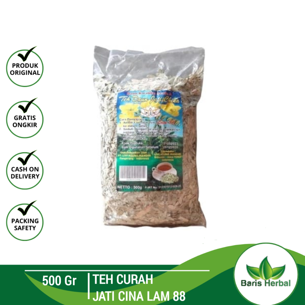 

Teh Jati China Slimming Leaf 500 Gr | Minuman Herbal Diet Jati Cina Lam 88 Senna Alexandrina