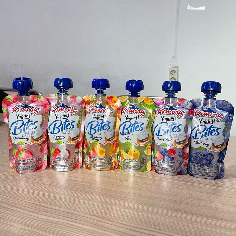 

Cimory Yogurt Squeeze Bites with Nata De Coco 120gr
