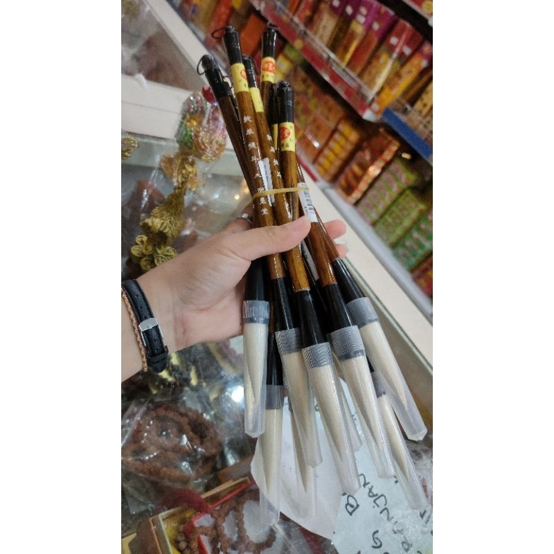 

kuas kayu coklat besar JB