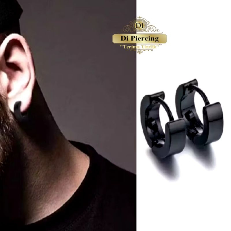 Anting Tindik Pria Pakai lubang/Anting Tindik Titanium/Anting Tindik/Anting viral pria