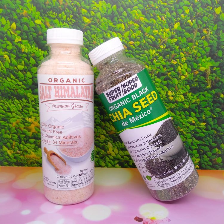 

Paket Ekonomis Chia Seed Dan Himalayan Salt Kemasan Botol Super Food