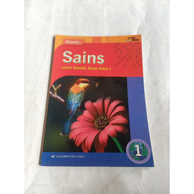 BUKU SAINS SD KLS I KTSP  2006 HARYANTO