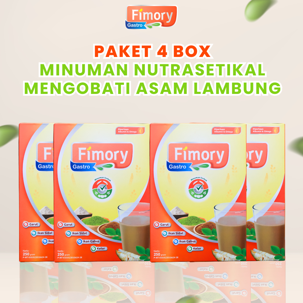 

Paket 4 Box Fimory Gastro - Minuman Nutrasetikal Obat Asam Lambung