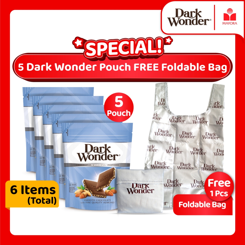 

Paket 5 Cokelat Dark Wonder Pouch FREE Foldable Bag