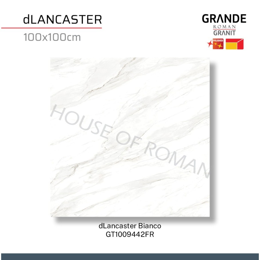 ROMAN GRANIT GRANDE dLancaster Bianco 100X100 GT1009442FR ROMAN GRANIT