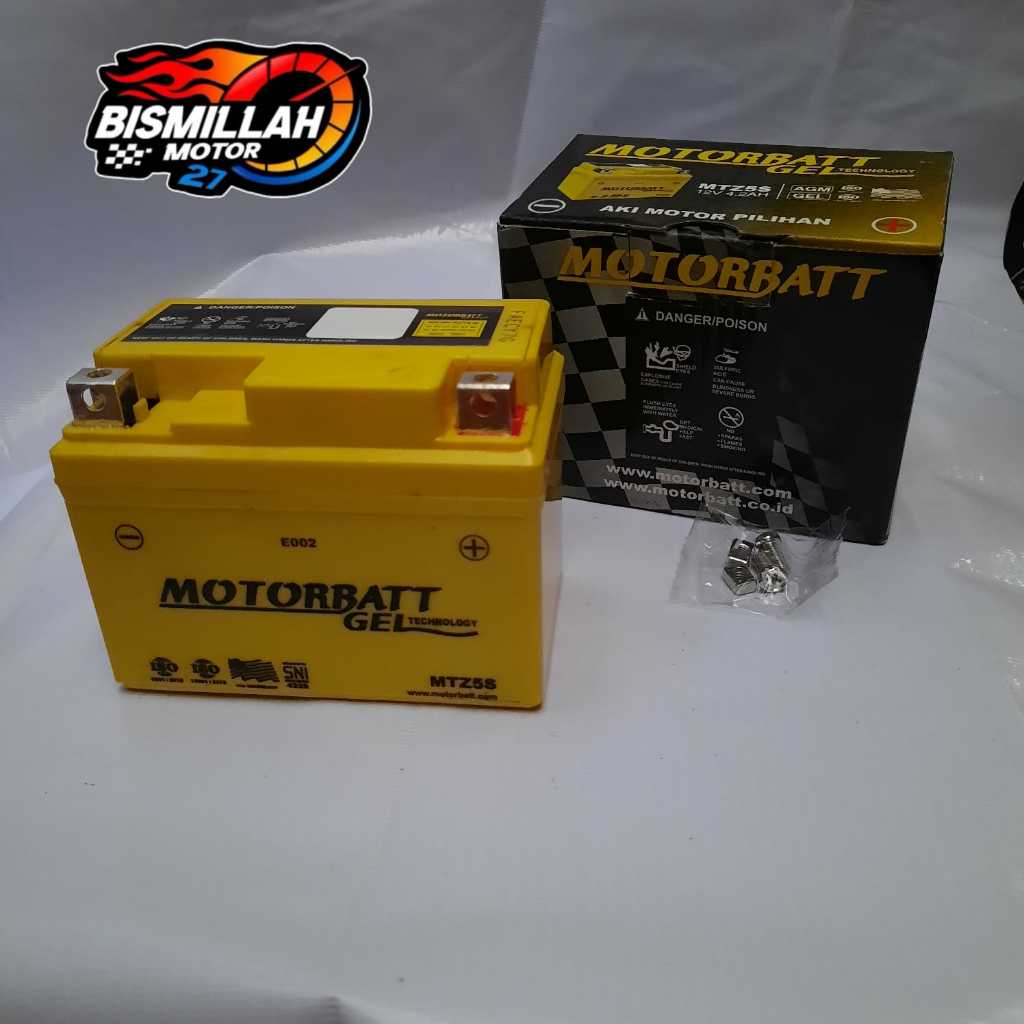 Aki Motorbatt Beat MTZ5S original awet dan kualitas bagus