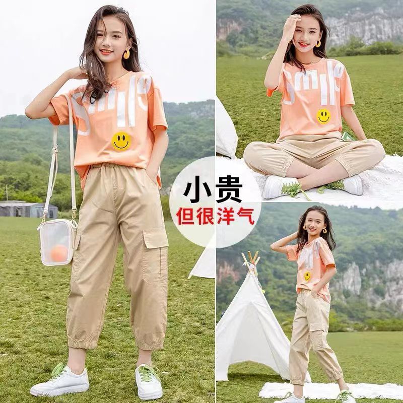 setelan cargo anak import | setelan celana cargo anak perempuan import | setelan kaos cargo anak imp