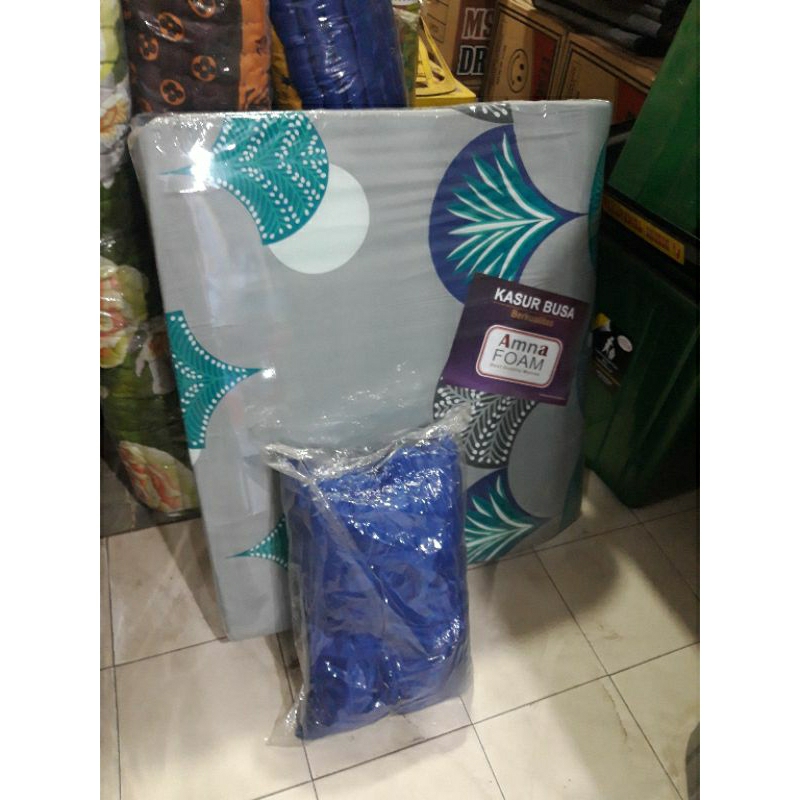 kasur lipat 80x180/kasur busa murah+bantal