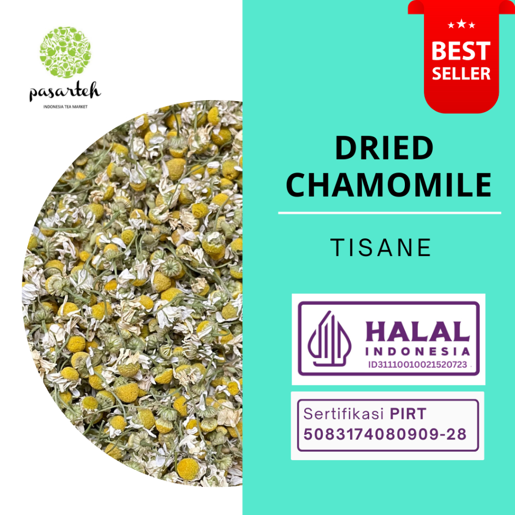 

[ pasarteh ] Chamomile Flower | Dried Chamomile | Teh Chamomile | Tisane | Teh Relaksasi Anti Insomnia