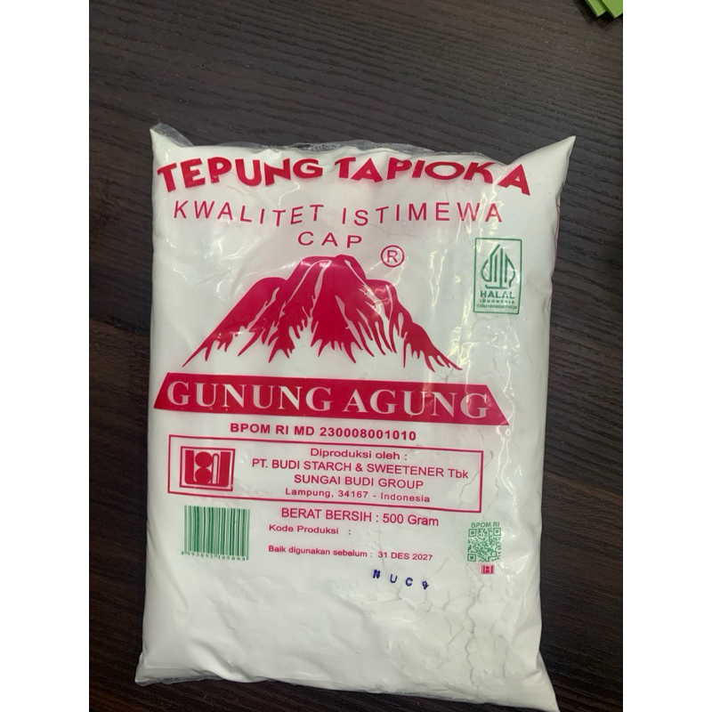 

Tepung Tapioka Gunung Agung 500gr