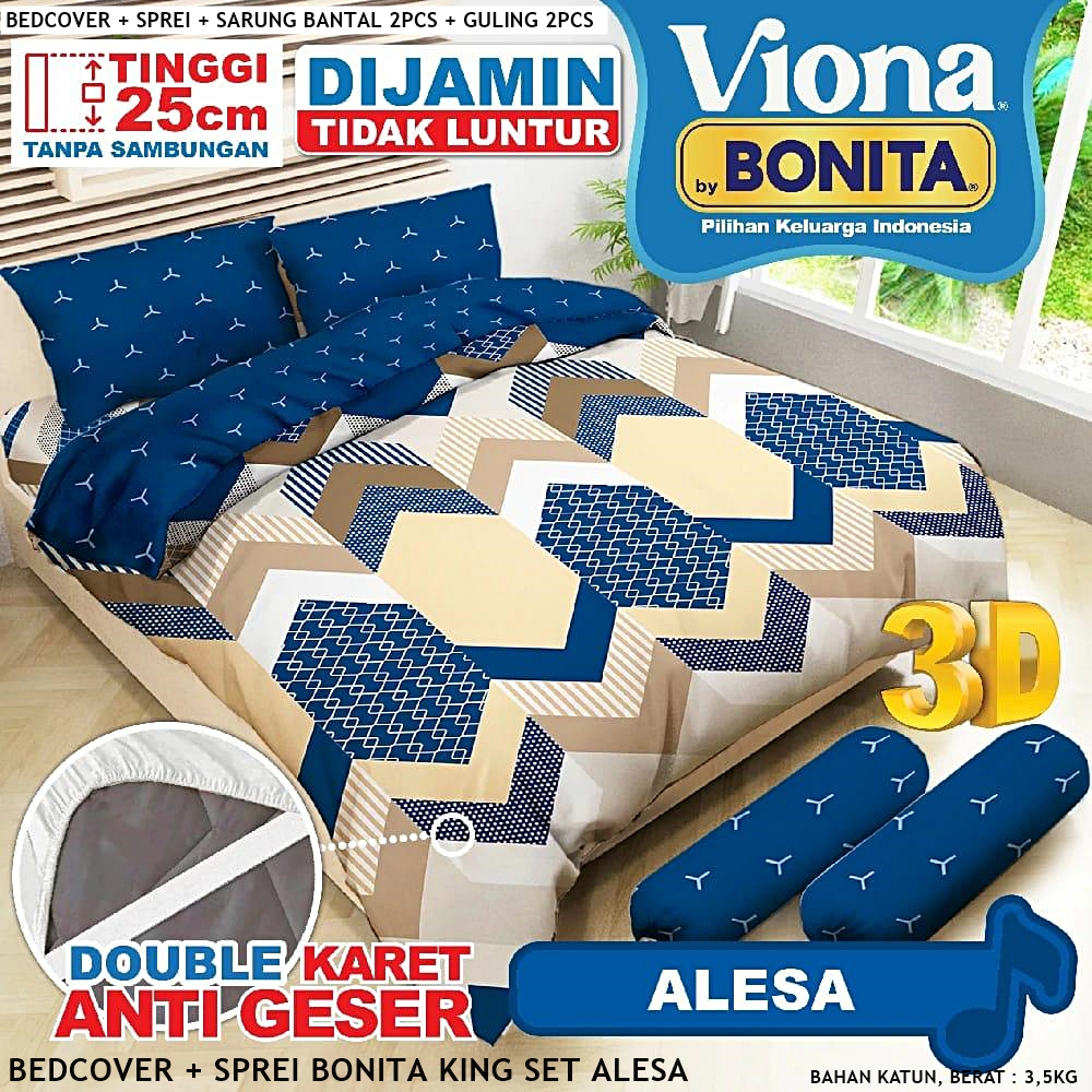 BEDCOVER + SPREI BONITA KING SET PILIHAN MOTIF