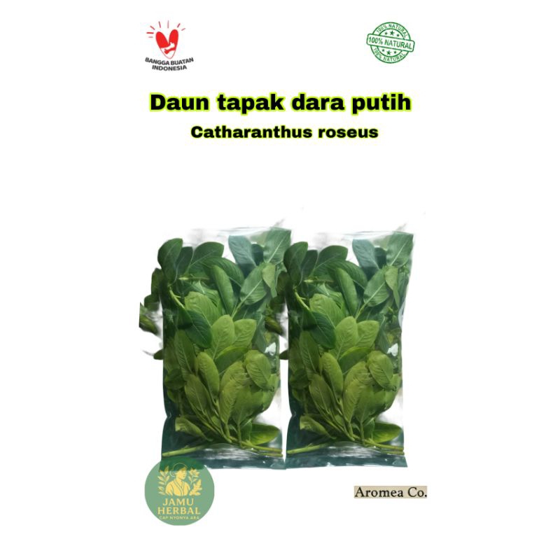 

Daun Tapak Dara putih - Daun Teh Tapak Dara Herbal / 200 gr