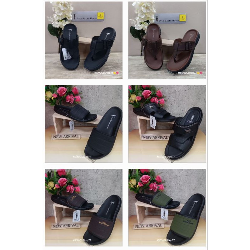 【Bisa COD/100% Original/Art POLO RALPH HOUSE】Sandal Pria POLO RALPH HOUSE/Sandal Casual Pria/Sandal 