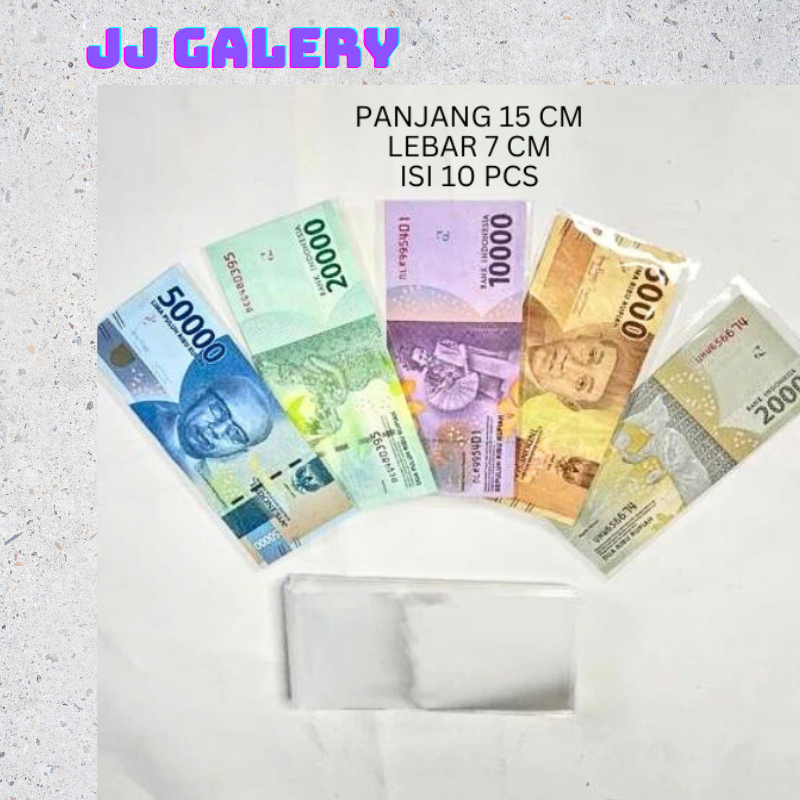 

Isi 10 Pcs Plastik Buket Uang Plastik OPP 7x15 cm
