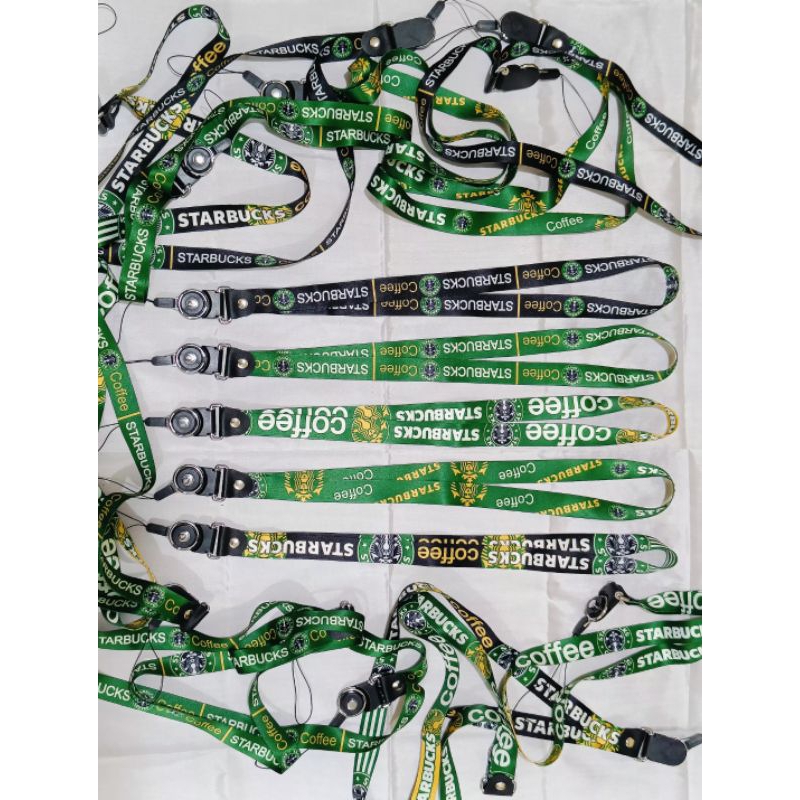 

TALI LANYARD MOTIF STARBUCKS TERBARU GANTUNGAN HANDPHONE/KUNCI/ID CARD
