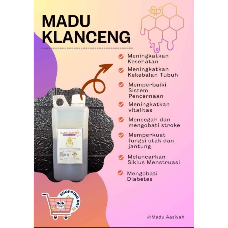 

[Raw Honey] Madu Klanceng Hutan 1kg
