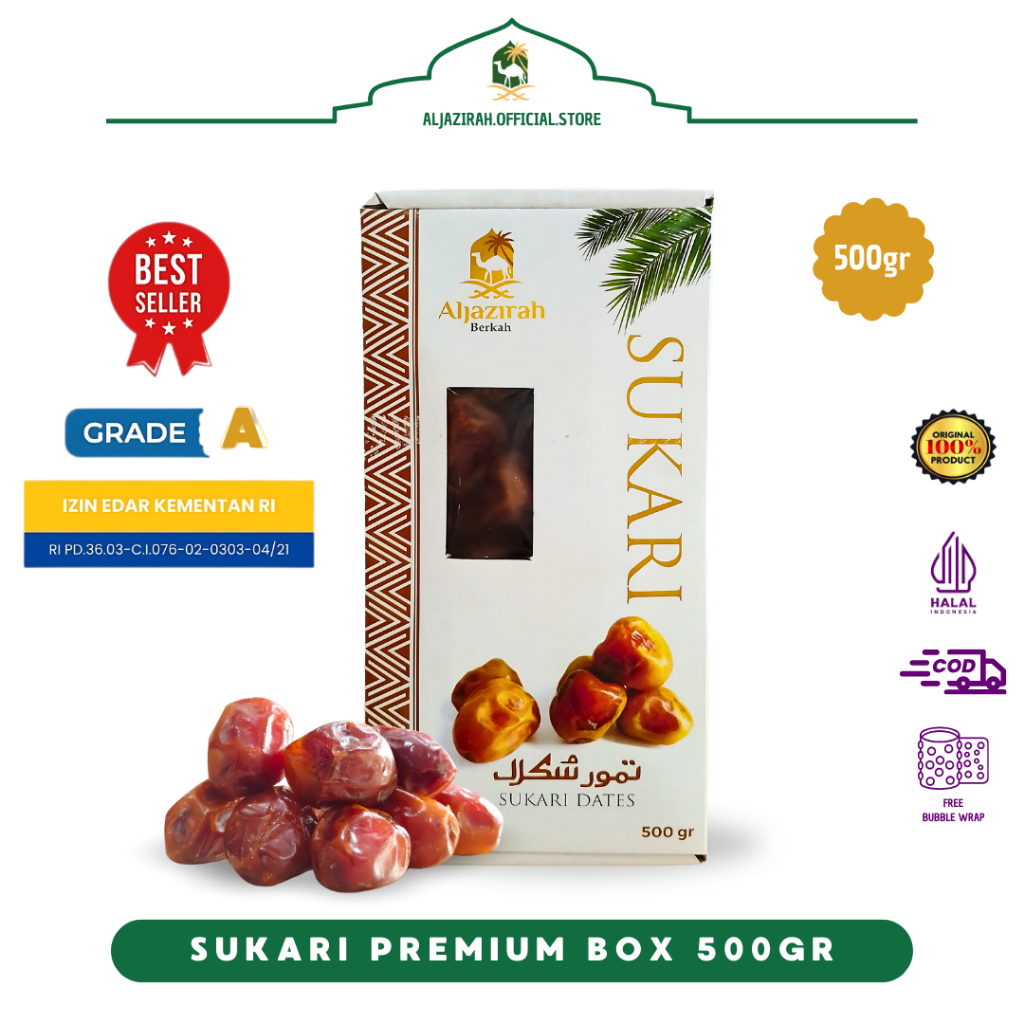 

KURMA SUPER LEMBUT SUKARI | Kurma Sukari Raja Premium | Kurma Sukari Al Qaseem NR 100% Asli