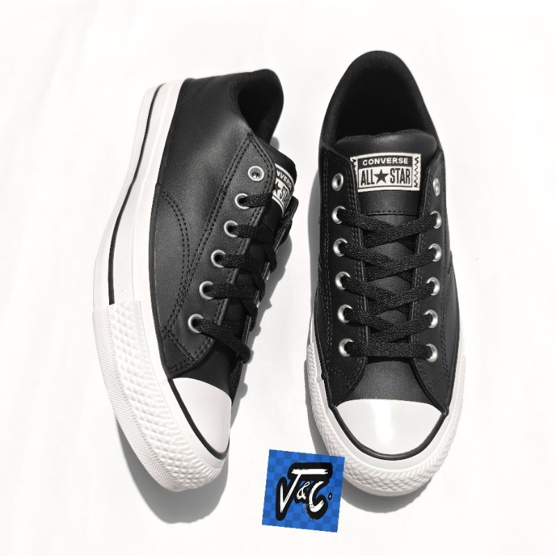 Converse Chuck Taylor All Star Malden Street Leather Heritage Ox Black