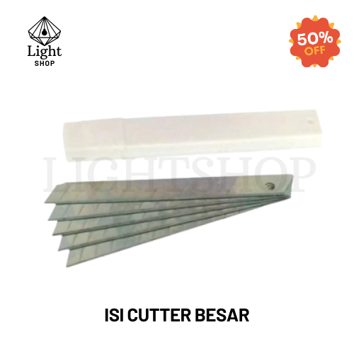 

ISI CUTTER REFILL ISI ULANG TEMPAT CUTTER TAJAM ISI 10PCS CUTTER BISA COD
