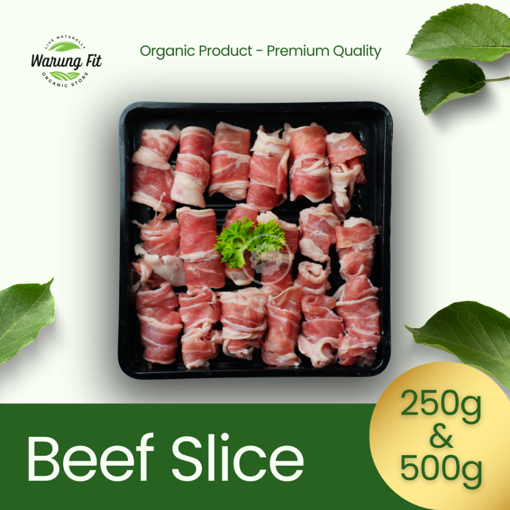 

Beef Slice Organik Wahyu Beef - Daging Sapi Organik Wahyu Beef - Grass Fed Beef