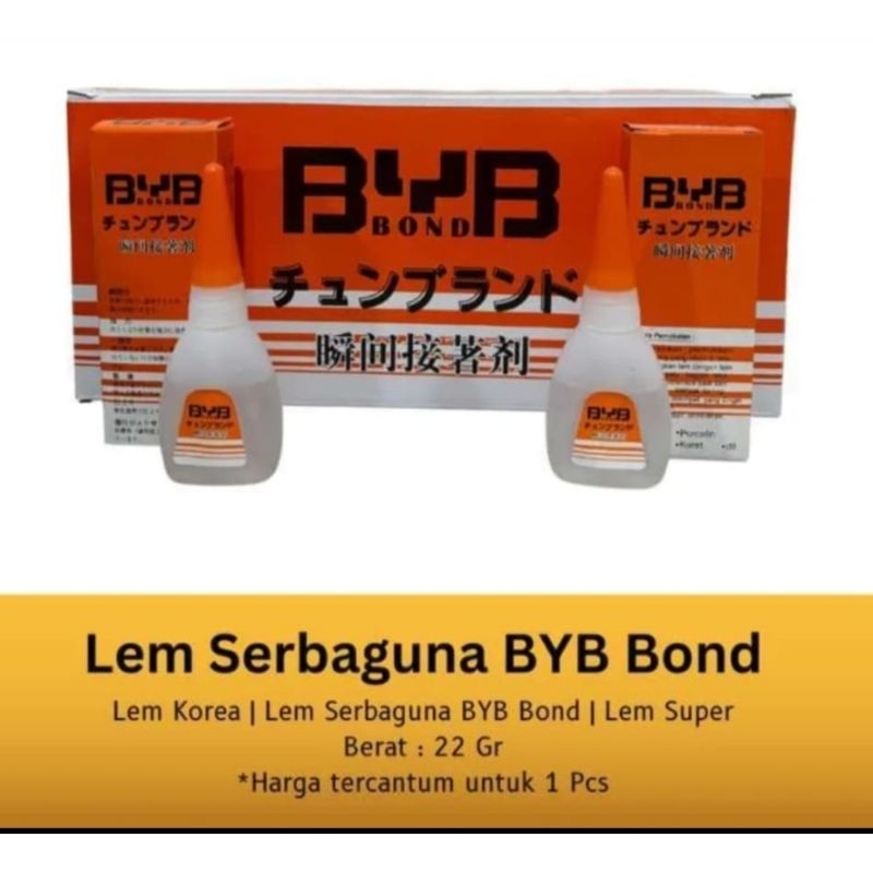 

Lem BYB Korea Tetes Epotec Lem Instan Alteco Cair Lem Setan Ori Serbaguna