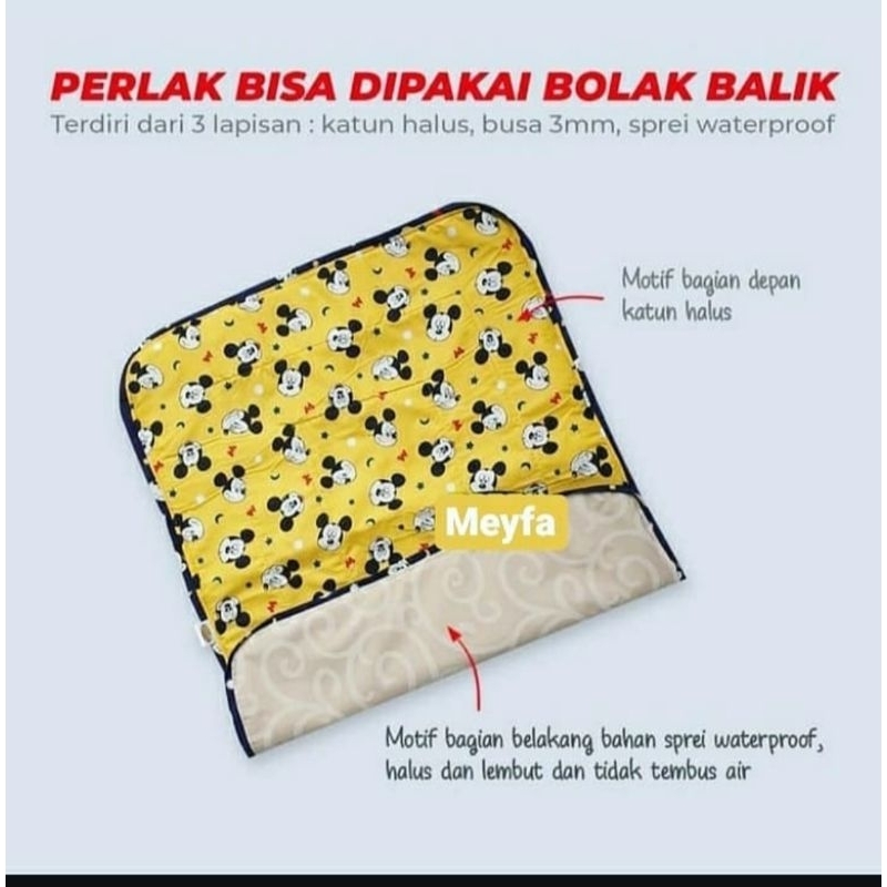 HOT DEALS TERBARU PERLAK BAYI WATERPROOF SET BANTAL DAN GULING / PERLAK BAYI WATERPROOF UKURAN JUMBO