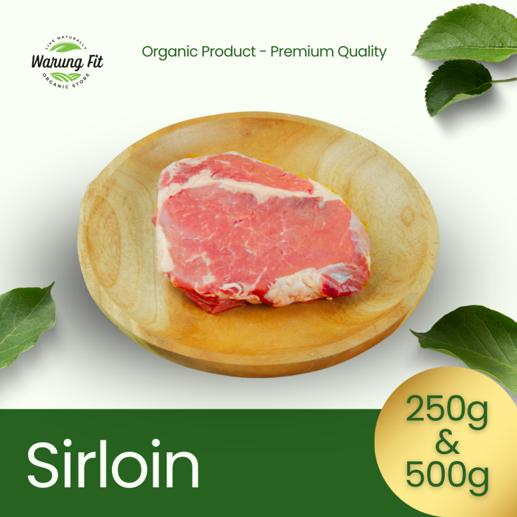 

Daging Sapi Sirloin (Has Luar) Organik Wahyu Beef - Daging Sapi Organik Wahyu Beef - Grass Fed Beef