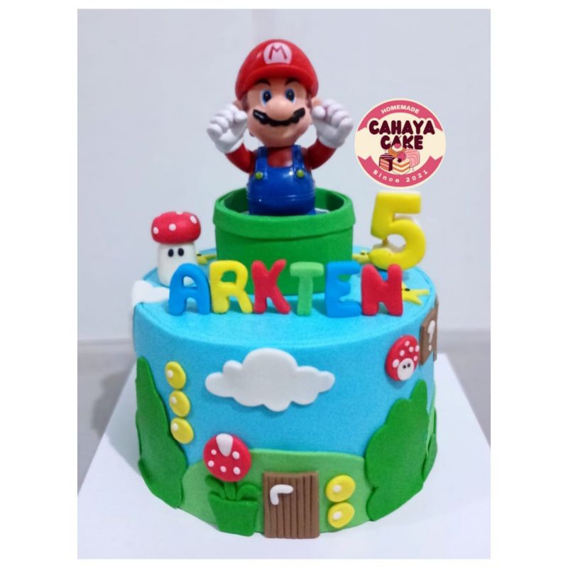 

Kue Ulang Tahun Super Mario / Super Mario Cake / Kue Ultah Mario Bross