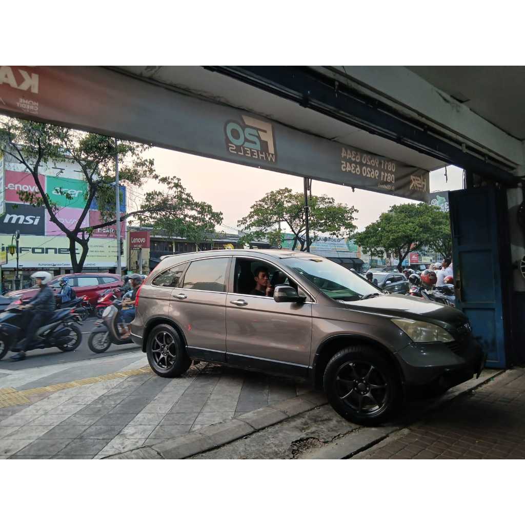 PAKET VELG PLUS BAN ACCELERA 235 55 R18 UNTUK MOBIL CRV USE VELG HSR SEBUNSUTA RING 18