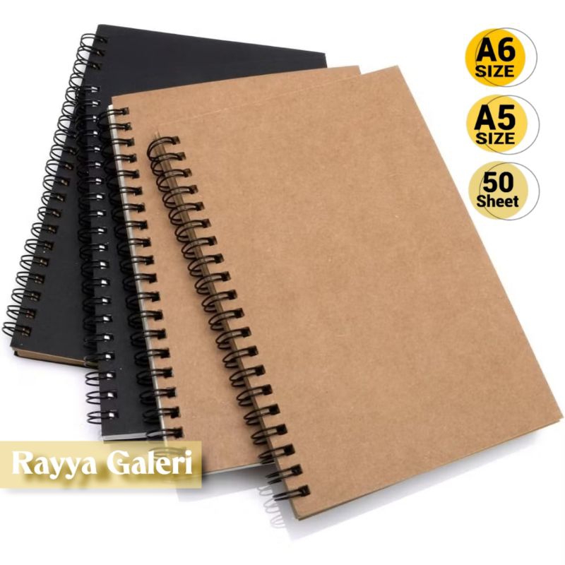 

Sketchbook buku saku gambar sketsa polos A6 Buku gambar Sketsa saku isi 100 halaman