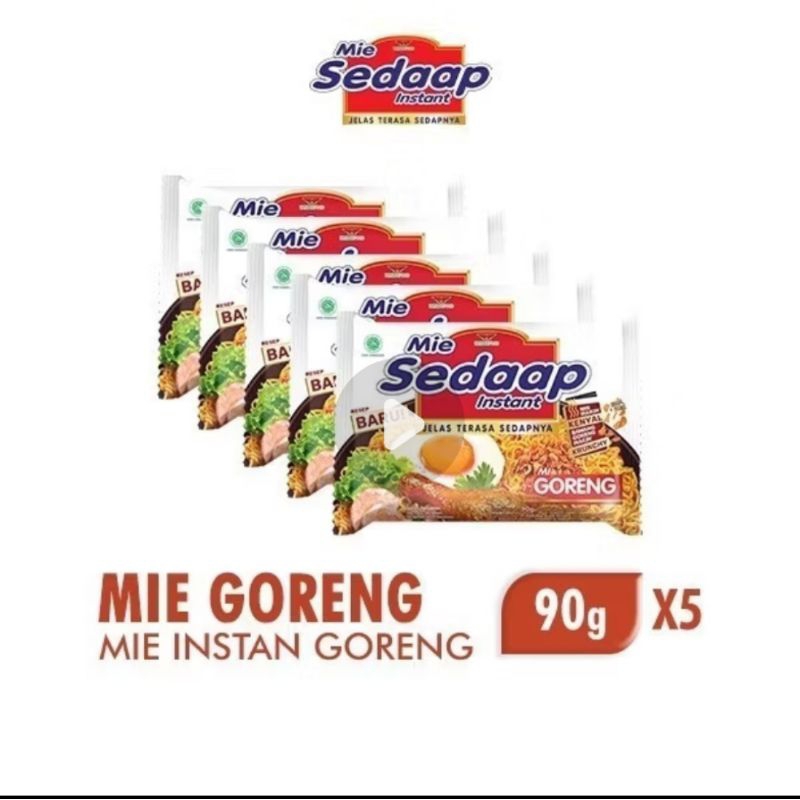 

[Paket Hemat 5pcs] Mie Sedap 5 x 75gr