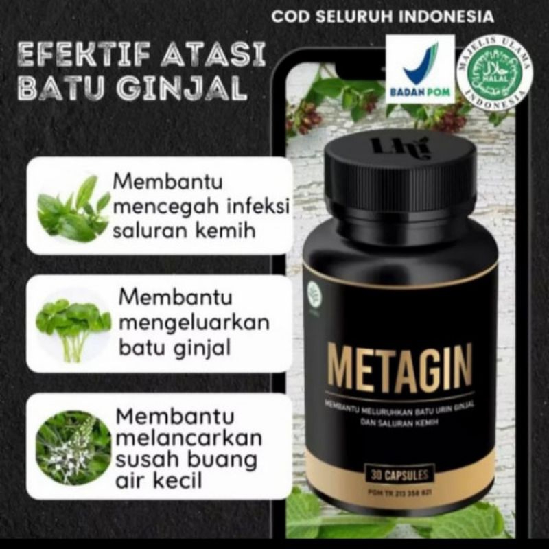 METAGIN Original Obat Batu Ginjal Penghancur Batu Ginjal Terampuh BPOM