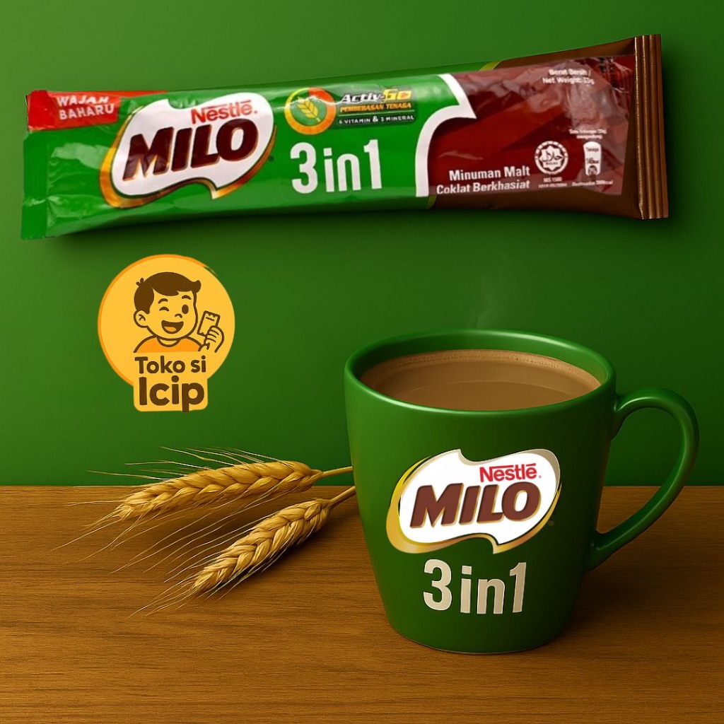 

[Stick] Milo 3 in 1 Stik Instant 33gr Satuan 100% Original Malaysia