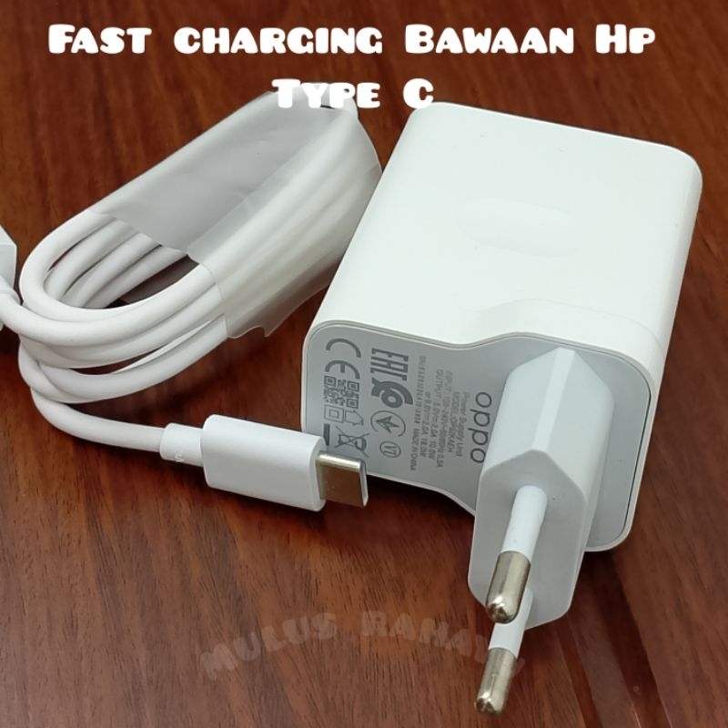 Charger Oppo Original Reno 4f A33 A52 A53 A54 A55 A74 A91 A92 A93 A5 A9 2020 Ori 100% Bawaan Hp
