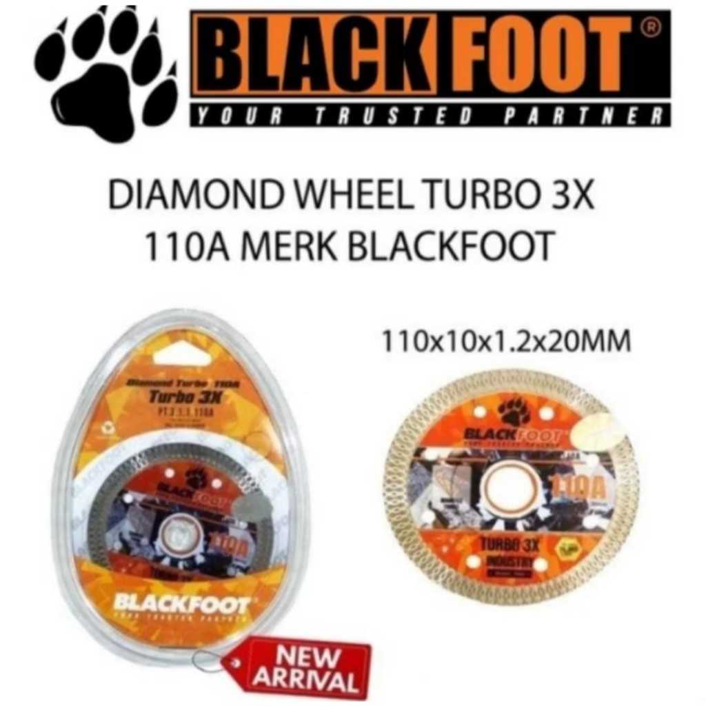 Diamond Wheel Turbo 110A BLACKFOOT/Mata Pisau Potong Keramik Beton,Granite,marmer,batu alam Turbo 11