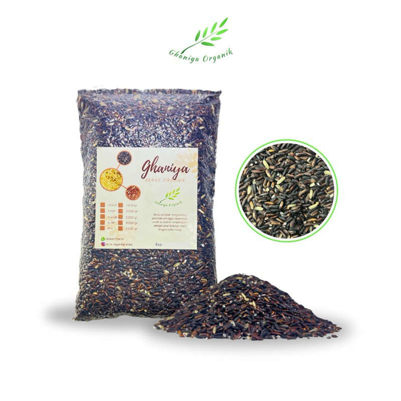 

Beras Hitam Organik 1Kg - Ghaniya [LIMITED STOCK]