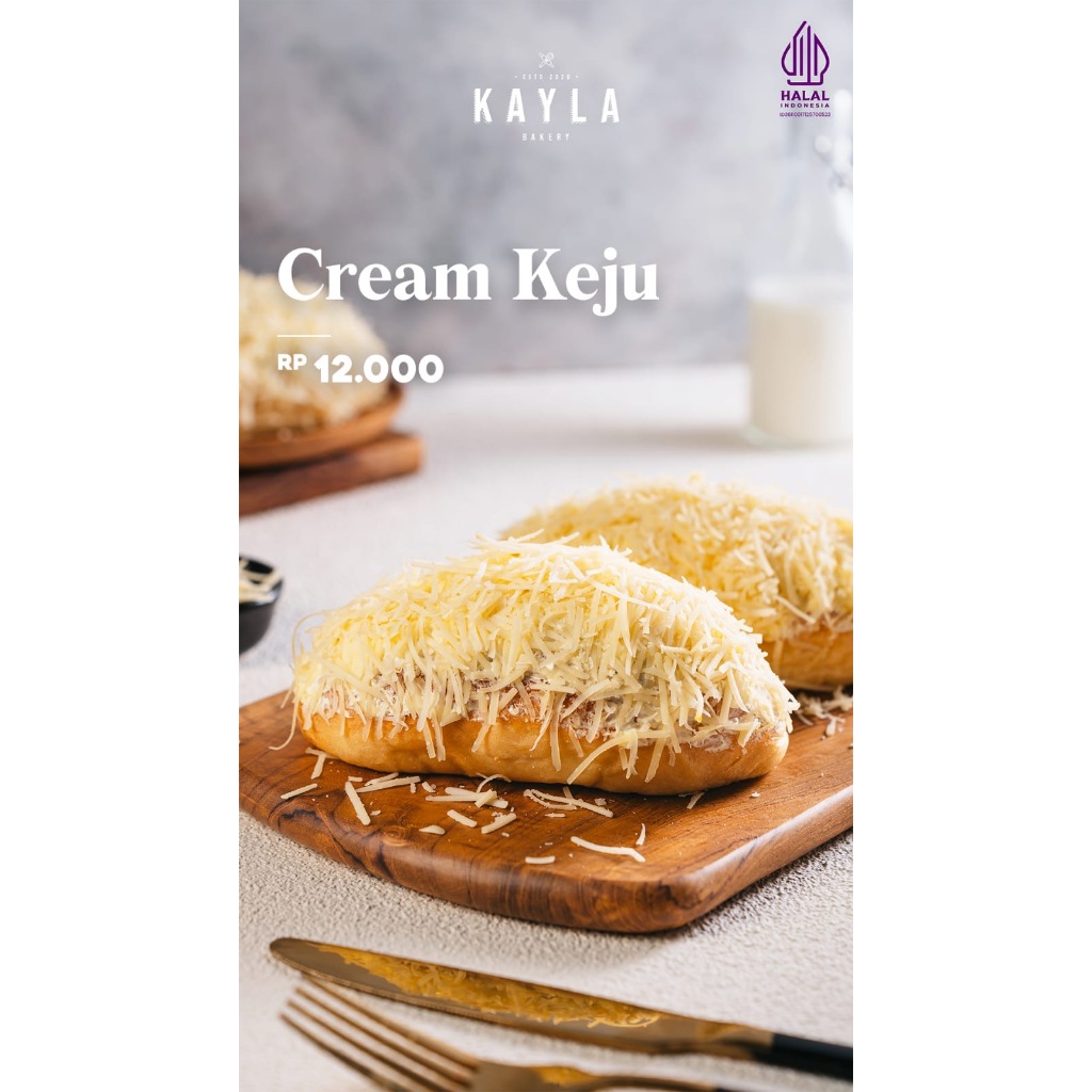 

Roti cream keju