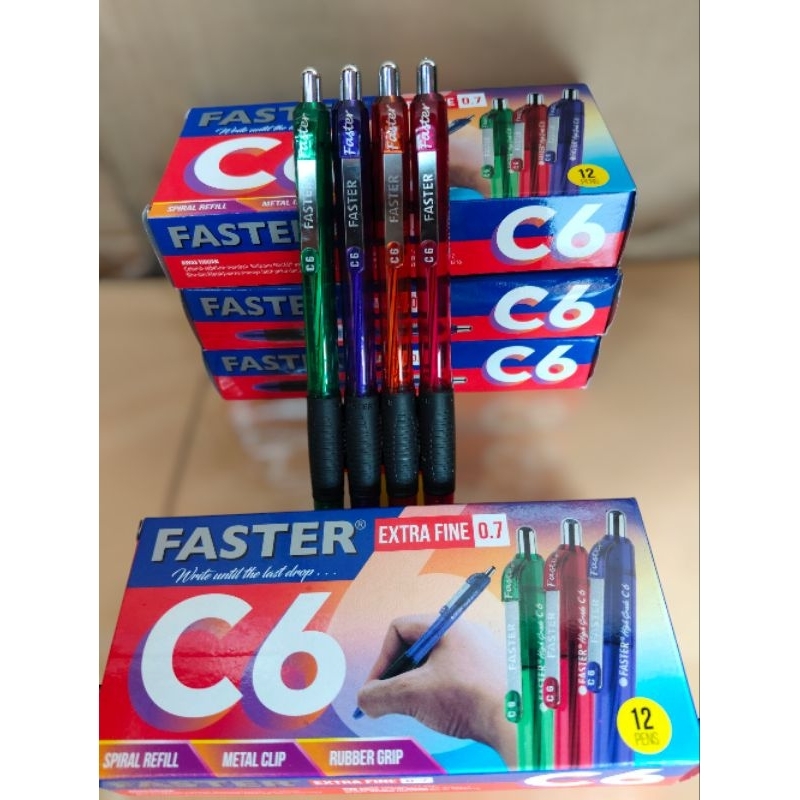 

PULPEN FASTER ORIGINAL TUTUP Dan JETLEK isi 12 pcs per pack